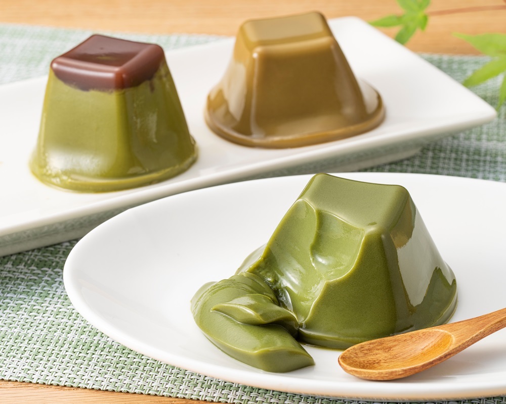 Matcha pudding